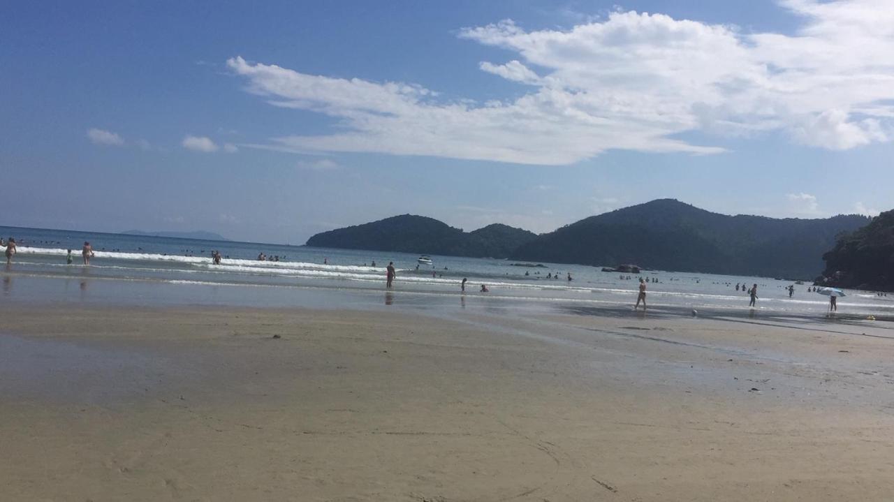 Confortavel Apto.Com Piscina Para 8 Pessoas-Ubatuba-Enseada Bagian luar foto
